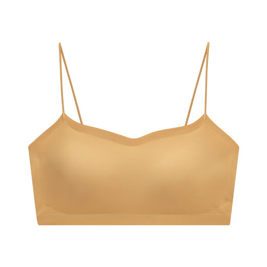 Fenton beautiful back underwear for women 2025 new tube top spaghetti straps one-piece vest bra special for summer suspender skirt white + black mango cup style 2 pieces M 80-105Jin Jin equals 0.5 kg