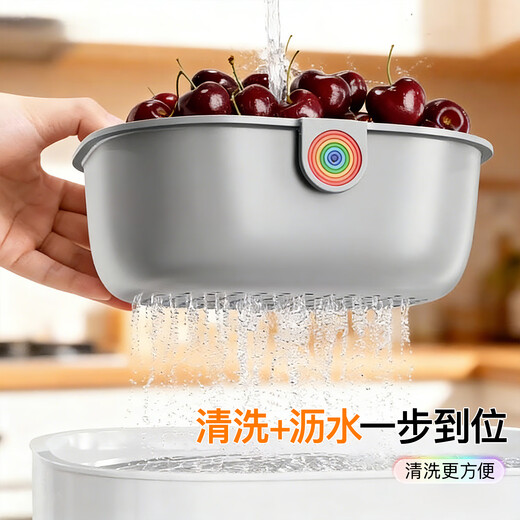 Best helper for lazy people to eat melon seeds, desktop coffee table, snack storage box, high-looking snacks, double-layer thickened fruit plate