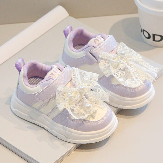 Dr. Jiang Girls' Shoes 2025 New Spring Soft Sole Casual Pink_Foot Length+1=Inner Length 28_Inner Length 17.3cm