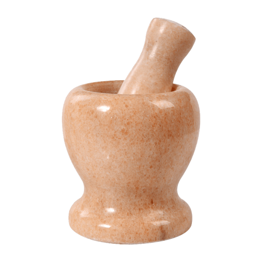 Tuojin imported quality garlic mortar from Japan, stone garlic pounder, stone mortar, manual old-fashioned garlic grinder, household pounding medicine, ceramic white spots with garlic hammer with lid