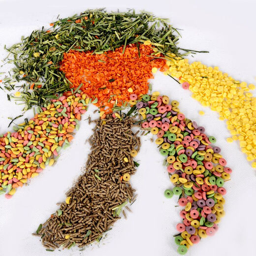 Rabbit, guinea pig, guinea pig, guinea pig grain mixed feed, rabbit grain containing VC, anti-coccidia, 5 Jin Jin equal to 0.5 kg, 500 teething snacks