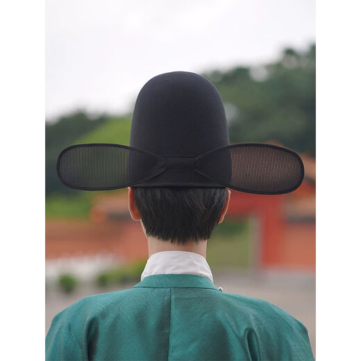 Hanzhaige Wuyixiang Ming-made black gauze hat Hanfu hat men's Ming Dynasty official hat ancient style first clothes deformation and easy recovery black adult one size fits all (head circumference 56-60cm)