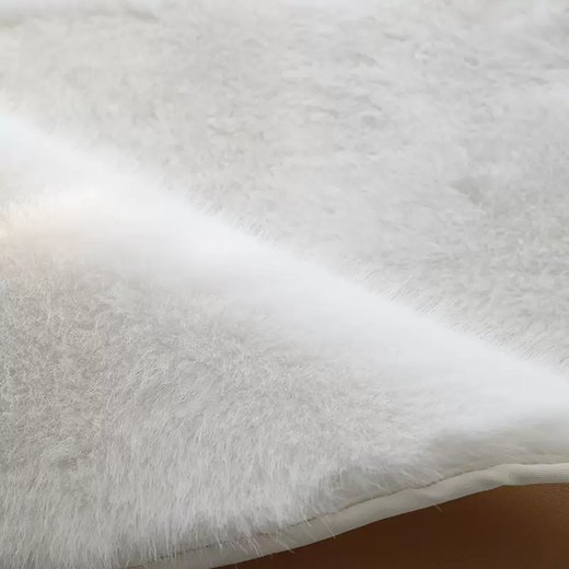 Yusenyi 2025 new bay window mat window sill mat fox plush bay window mat master bedroom balcony mat customizable tatami mat white imitation fox fur silicone bottom 70x180cm