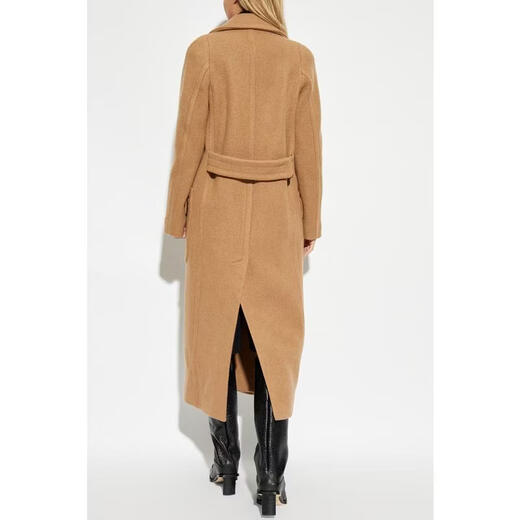 Женское пальто DRIES VAN NOTEN, теплое и ветронепроницаемое длинное осеннее и зимнее пальто для поездок на работу, простой цвет, один размер подходит всем | С