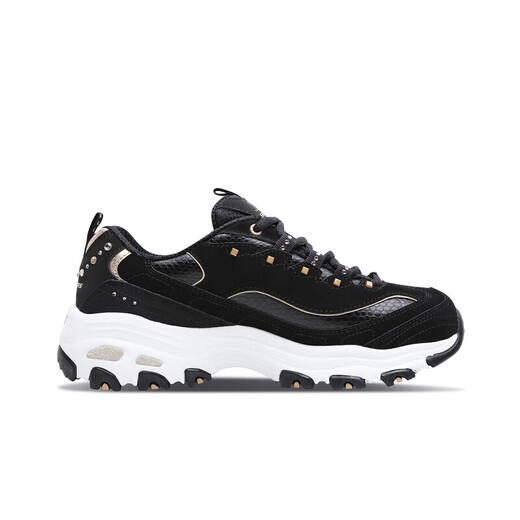SKECHERS Damenschuhe dick gestärkter Schlangenabdruck Panda Schuhe Retro Trend Nietbad Dad Schuhe Sport Casual Schuhe 11979