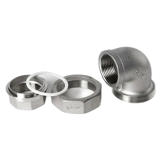 Zhuankai 304 stainless steel double inner wire elbow union internal tooth oil any flat union oil screw 2346 points 1 inch 2 inches 304 inner wire 3/4-DN20 (6 points)