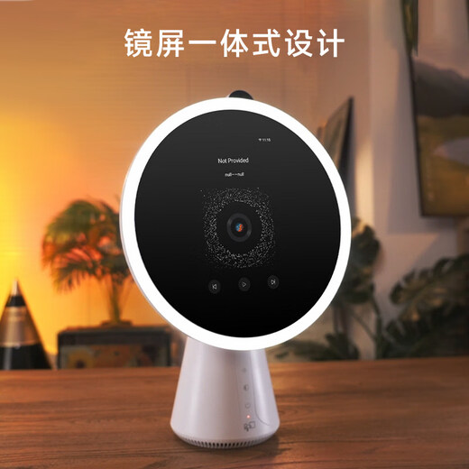 Chinese Valentine's Day gift FPD smart LED makeup mirror AI lighting light luxury desktop makeup mirror White Lover gift box _Bingberry Yan Powder