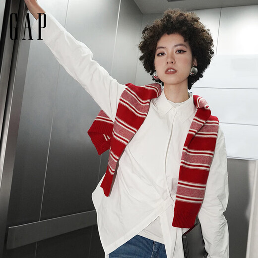 GAPx Chinese Peking Opera New Singing-Reunion Series Women's 2026 Spring Long-Sleeved Shirt 895119