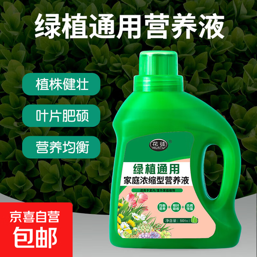 Plant universal nutrient solution for household flowers, green dill, rich bamboo, hydroponic potted money tree liquid flower fertilizer, universal special concentrated nutrient solution 500ML*1 bottle
