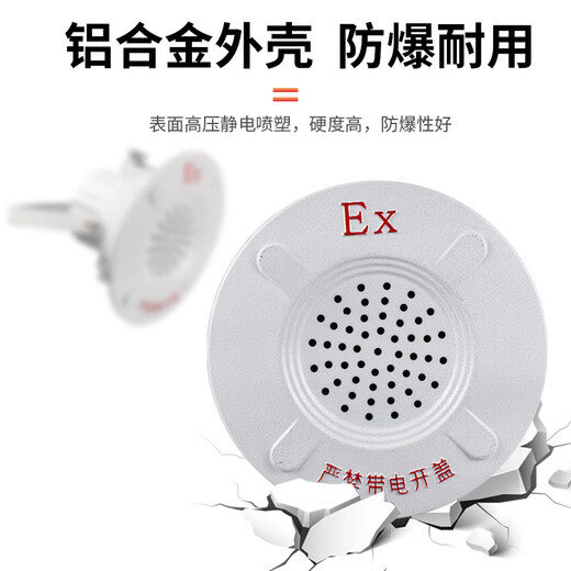 Explosion-proof fire broadcast speaker horn horn speaker outdoor explosion-proof ceiling wall-mounted audio KHYS Kehui 10W square