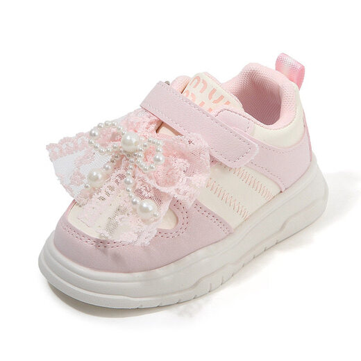 Dr. Jiang Girls' Shoes 2025 New Spring Soft Sole Casual Pink_Foot Length+1=Inner Length 28_Inner Length 17.3cm