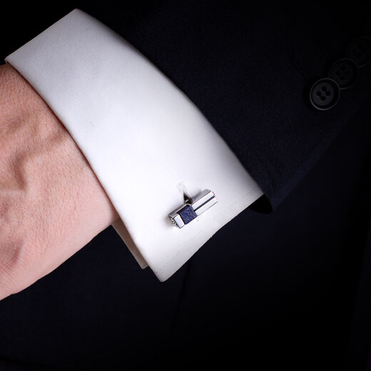 Cufflinks (KFLK) French shirt cufflinks men's light luxury custom shirt crystal cuff buttons starry sky stone sleeve nails Cufflinks K284