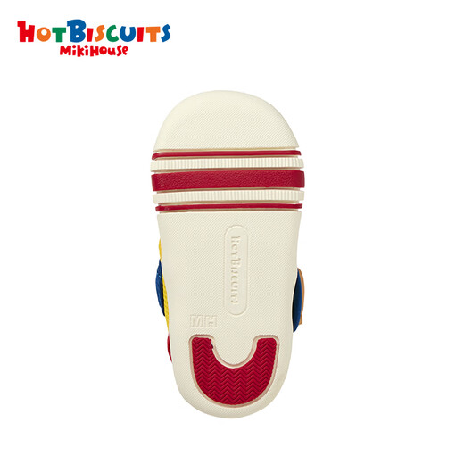 MIKIHOUSE children's sandals fresh color-blocked toe-toe toddler sandals anti-kicking foot protection HOTBISCUITS multi-color 13.5 (suitable for feet 13cm long)
