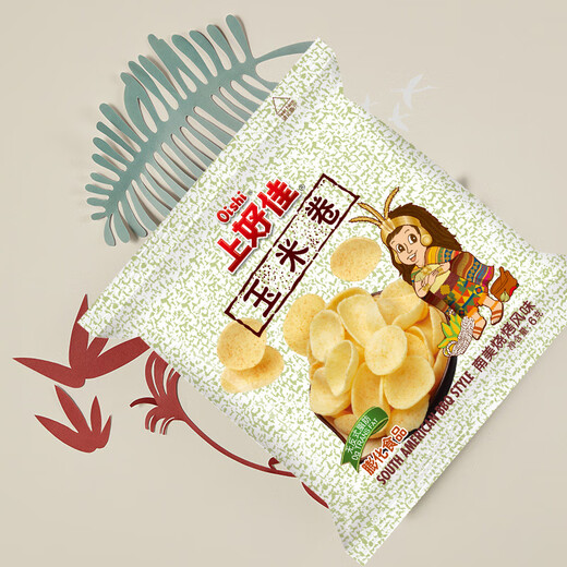 上好佳（Oishi）玉米卷 膨化零食大礼包 6g*20袋
