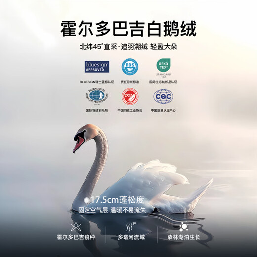 Langzi Langzi Basic Wardrobe Qingyu 45 Yun 90 White Goose Down Hooded Short Down Jacket Winter New Style White S