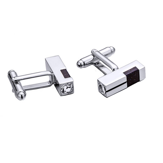 Cufflinks (KFLK) French shirt cufflinks men's light luxury custom shirt crystal cuff buttons starry sky stone sleeve nails Cufflinks K284