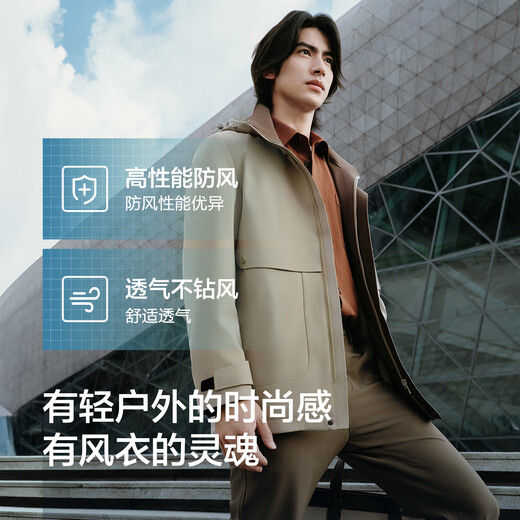 Hongdou Urban Light Outdoor Windbreaker Men's Waterproof and Windproof 26 Spring New Arrival New Multifunctional Urban Jacket Jacket Men's Mika K2 M Recommended 50-62 kg