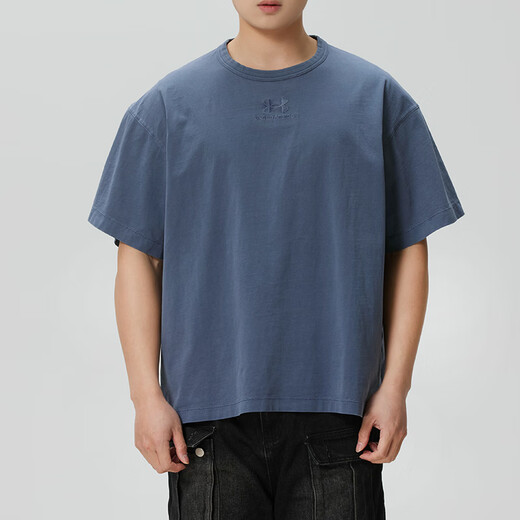 Under Armor Men's Tops 2026 Spring New Sports and Casual Wear Loose Breathable Round Neck Short Sleeve Fashion Outdoor T-Shirt 1387993-044 3XL