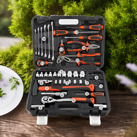 DIONO Auto Repair 121-piece Auto Repair Tool Set Car Repair Set Socket Wrench Combination Tool Maintenance Tool Main Image