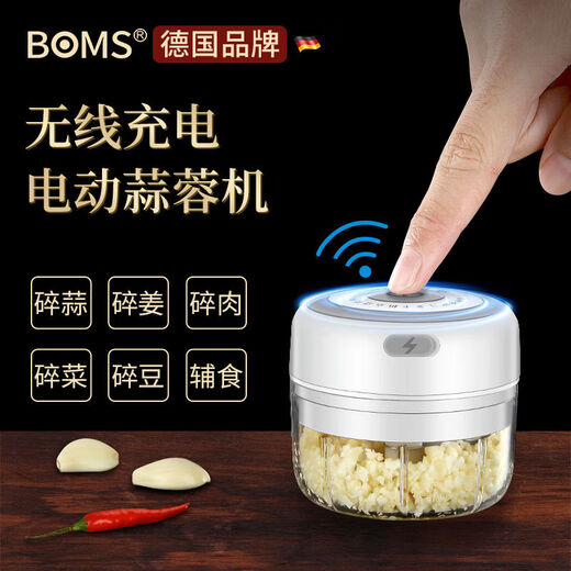 Fantasy design garlic masher with mini mincer, enhanced power, portable manual garlic pounder, enhanced power + high borosilicate glass container green (150ml)