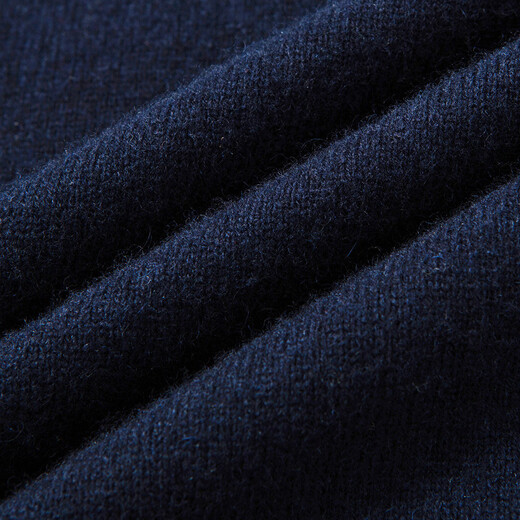 MONTAGUT 100% sheep wool & characteristic Henry collar autumn and winter elegant casual warm men's wool sweater upper green M