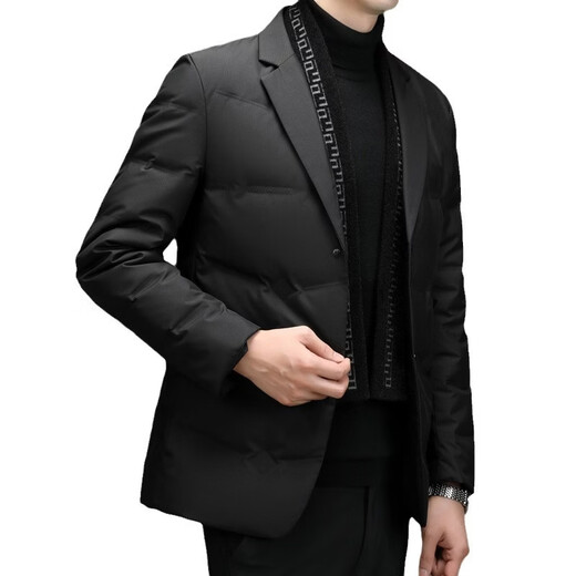 MAGIOPY легкий роскошный брендовый мужской пуховик костюм 2026 зима новый стиль среднего возраста модный повседневный теплый цельный синий XL 180