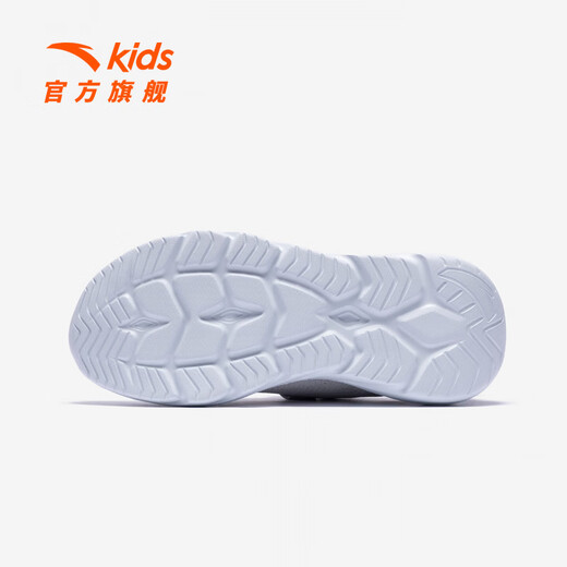 ANTA children's sports shoes for men and women, big children's vitality running shoes 26 spring new dense mesh lightweight Velcro breathable students boys chip gray/black-1 37 shoe inner length 23.5cm