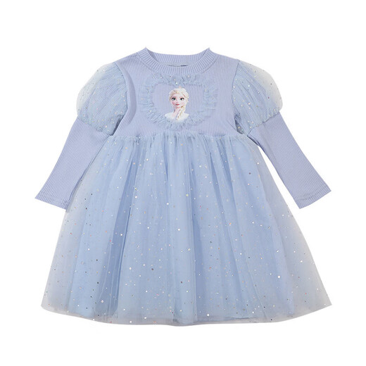 Girls' skirts spring and autumn children's summer dresses 2025 new spring clothes baby girls fashionable Elsa princess skirt pink 120 cm