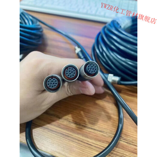 Standard new supply M12 sensor connector welding 12-core aviation plug bent straight 12P straight 12-hole female plug
