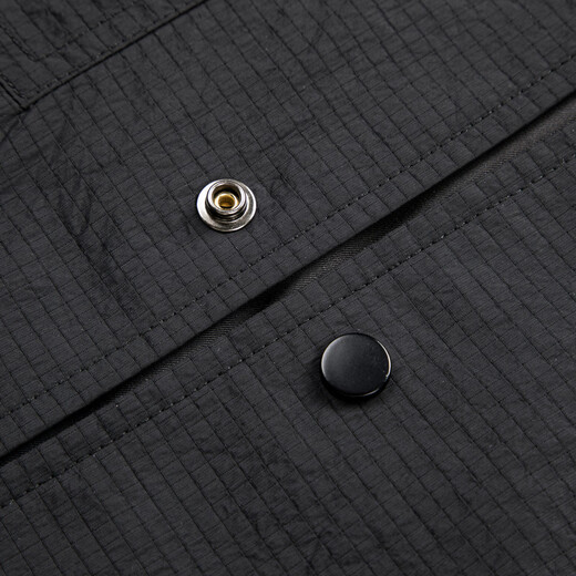 Snow Flying 26 Spring and Summer New Men's Jacket Business Basic Lapel Jacket Snap Button Commuting Comfortable Versatile Casual Black|8056 M/170/88A