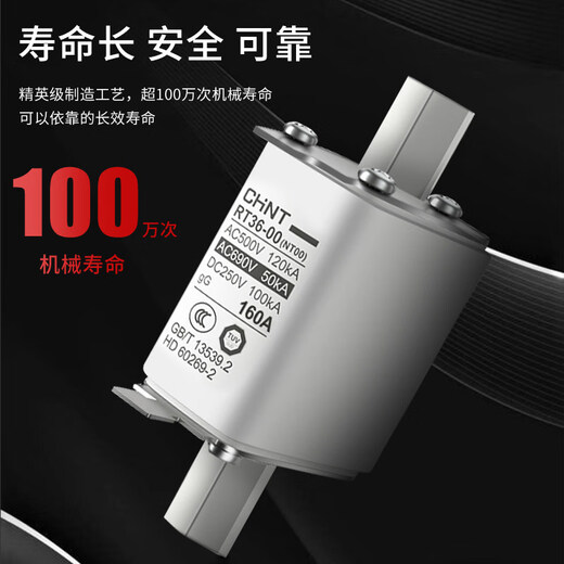 Chint low voltage fuse NT00 core fuse-00 RT16-00 63A100A125A160A 400A