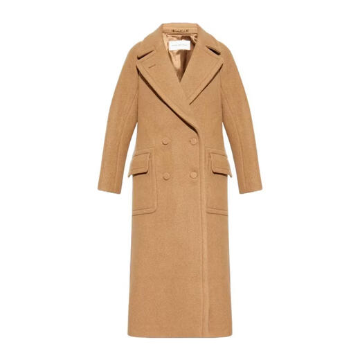 Женское пальто DRIES VAN NOTEN, теплое и ветронепроницаемое длинное осеннее и зимнее пальто для поездок на работу, простой цвет, один размер подходит всем | С