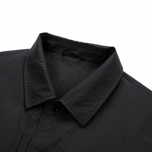 Snow Flying 26 Spring and Summer New Men's Jacket Business Basic Lapel Jacket Snap Button Commuting Comfortable Versatile Casual Black|8056 M/170/88A