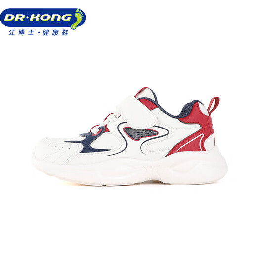 Dr. Jiang toddler shoes, sports shoes, autumn contrasting colors for boys and girls, comfortable and lightweight children's shoes B14243W022 m/red/blue 28