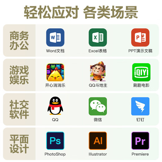 ASUS AMD Ryzen R5 5600GT/5700G core display commercial office computer AI desktop computer host home learning assembly computer desktop host DIY complete machine configuration three R5 5600GT/16G/1TB SSD single host