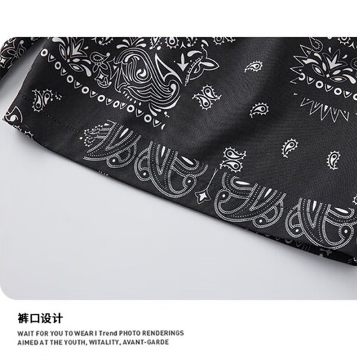 Cotton shorts men's summer casual mid-pants men's breathable thin loose quarter pants beach pants pink 3XL