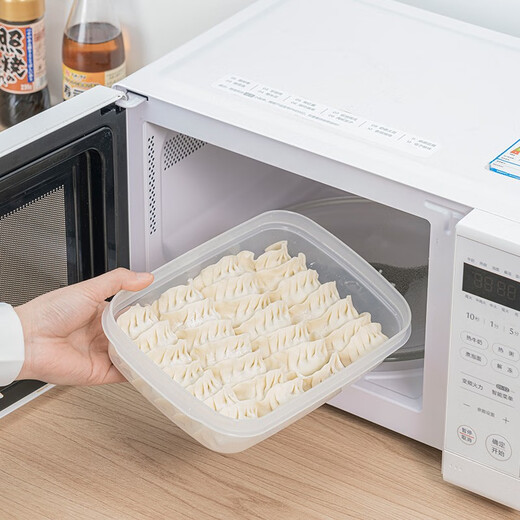 Home Story Japanese imported small refrigerator special dumpling storage box household food-grade cold and quick-frozen dumplings preservation box