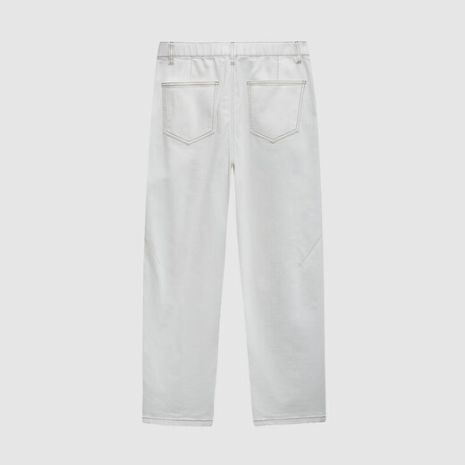 Jiumuwang Shopping Mall Same Style Casual Pants Men's Pants 26 Spring and Summer New Fashion Series Loose Scimitar Pants JX Loose Version + Fresh White + CP16V12435 33 Sizes 175/84A (2.55) Foot 85cm