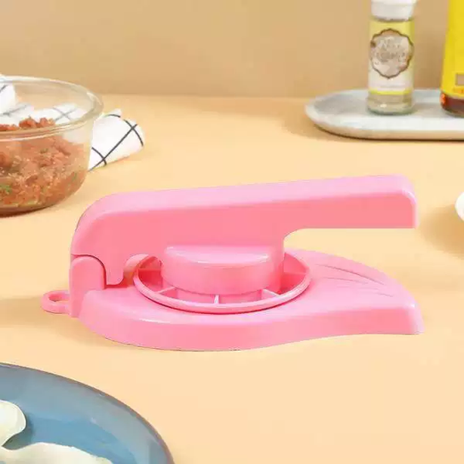 Yusen Yi Pressed Dumpling Wrap Mold Dumpling Wrap Machine Dumpling Artifact Household Dough Press Pastry Making Tool Pink