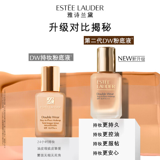 Estee Lauder DW long-lasting makeup foundation 72#1N1 neutral white 30ml oil control concealer cosmetics birthday and New Year gift