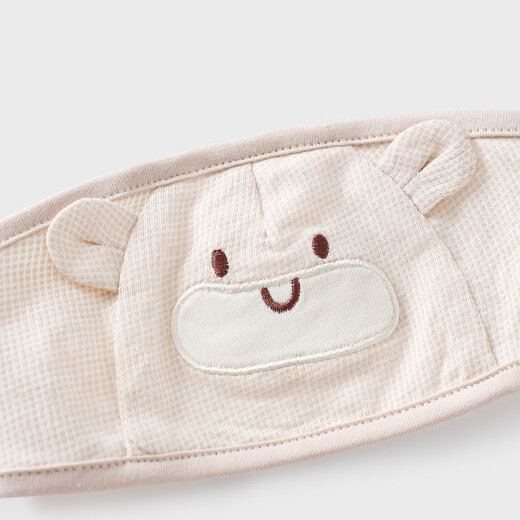 Tongtai (TONGTAI) baby hat summer newborn baby protective fontanelle hat newborn headband valve cap fetal cap empty top hat khaki 0-3 months, 34-38cm