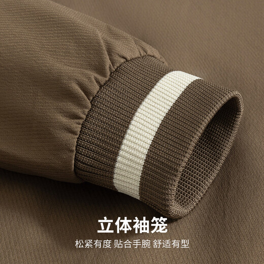 Hodo Retro Baseball Collar Spring Casual Flight Jacket Men's Versatile Easy-Care Button Placket Jacket Top