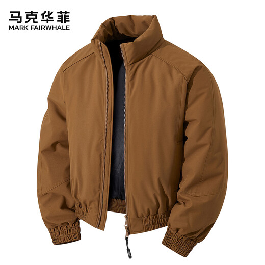 Mark Huafei Men's Autumn and Winter Cotton Clothes American Stand Collar Coldproof Jackets for Men 2026 New Thickened Warm Trendy Loose Cotton Clothes for Men