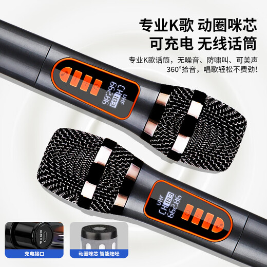 Xianfei portable square dance audio outdoor mobile trolley karaoke street stall speaker high-power subwoofer wireless microphone three-way Bluetooth home performance equipment 12-inch dual magnetic subwoofer (no microphone)