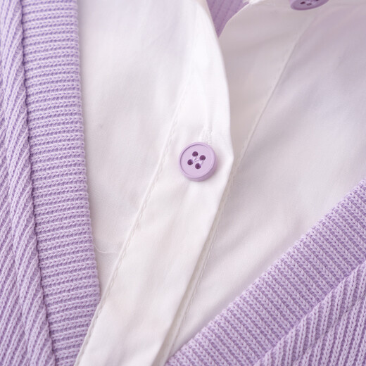 JD Logistics Children's Clothing Girls Spring Clothes Fake Two-piece Shirts Children's Korean Sweet Style Shirts Spring and Autumn Clothes Picture Color 160 Recommended Height 150cm-160cm