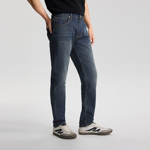 Lee Zhang Linghe endorses the new spring and summer 26 lightweight 731 comfortable tapered jeans dark blue men's trend dark blue 34