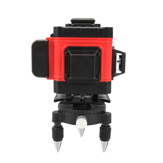 Kraftwell Infrarot Level mit hoher Präzision, starker leichter und dünner Linie, automatisches Nivellieren von grünem Licht und blauem Outdoor-Gebäude im Freien mit tragbarem Laser-12-Linie-Level mit zwei Strom und einer Ladung JG3892A