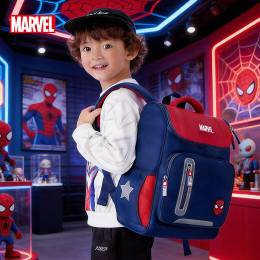 Disney (Disney) schoolbags for primary school students in grades 1-3-6, high-looking college bags, spine protection and burden reduction boys' backpacks, children's backpacks