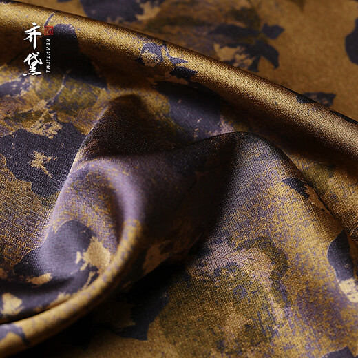 QUEDIT (QUEDIT) temperamento camisa de seda de estilo nacional 2026 verano nuevo estilo cuello alto botón de placa manga cinco cuartos seda de morera ropa de madre digna Qiutang Hilo Dorado / 21 Satén elástico de seda Mumi L Recomendado 110Jin Jin es igual a dentro de 0,5 kg