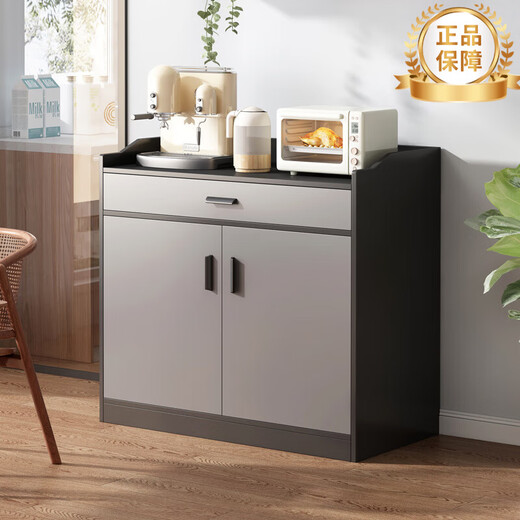 Yijiamu light luxury sideboard cupboard living room wall storage cabinet multi-functional storage cabinet modern simple tea cabinet wine cabinet quality upgrade two doors and one drawer 60CM self-assembly